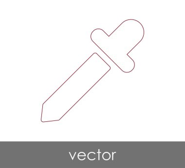 Damlalık tıbbi simge, vektör çizim