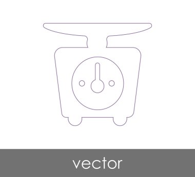 Gıda ölçek simgesi 