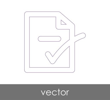 web tasarım ve uygulamalar için belge simgesi