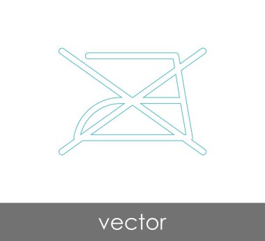 vektör çizim tasarım demir simgesinin