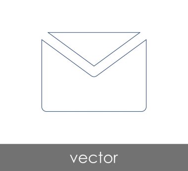 Vektör çizim, zarf simgesi, işareti  