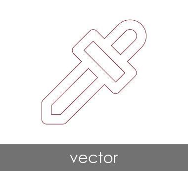 Damlalık tıbbi simge, vektör çizim