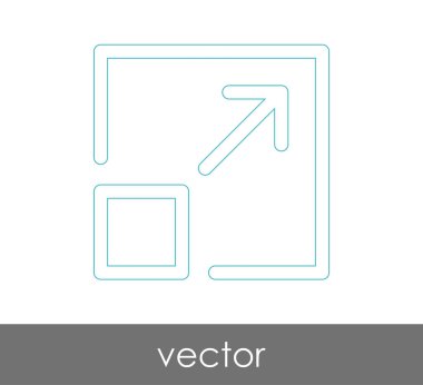 simgesi tasarım, vektör çizim genişletin