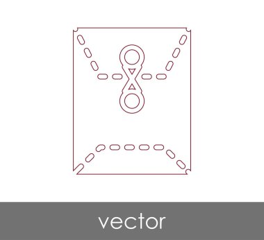 Vektör çizim, zarf simgesi, işareti  