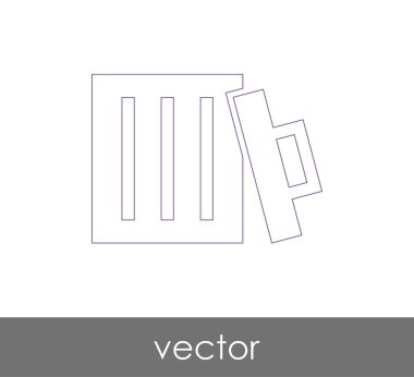 çöp kutusu simgesini