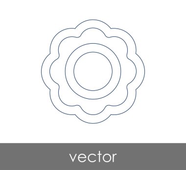 web tasarım ve uygulamalar için çiçek simgesi