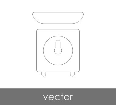 Gıda ölçek simgesi 