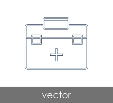 İlk yardım çantası simgesi