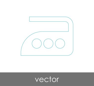 vektör çizim tasarım demir simgesinin