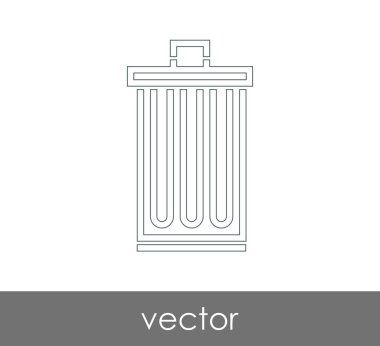 çöp kutusu simgesini