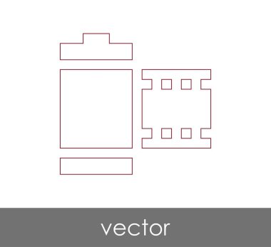 web tasarım ve uygulamalar için film simgesi