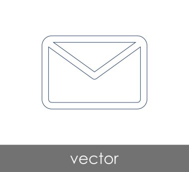 Vektör çizim, zarf simgesi, işareti  