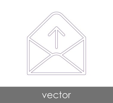 Vektör çizim, zarf simgesi, işareti  