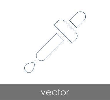 Damlalık tıbbi simge, vektör çizim