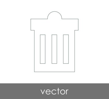 çöp kutusu simgesini