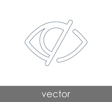 göz grafik simgesini, vektör çizim