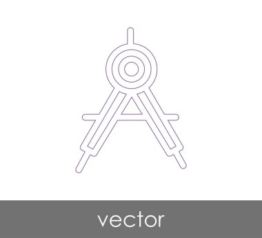 드로잉 나침반 아이콘