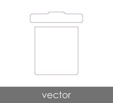 çöp kutusu simgesini