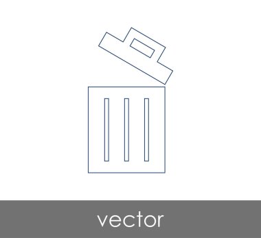 çöp kutusu simgesini