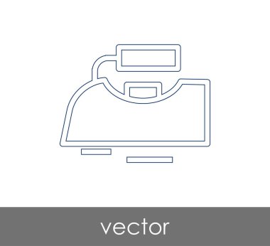 vektör çizim tasarım demir simgesinin