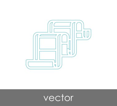 web tasarım ve uygulamalar için film simgesi