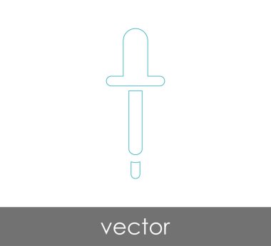 Damlalık tıbbi simge, vektör çizim