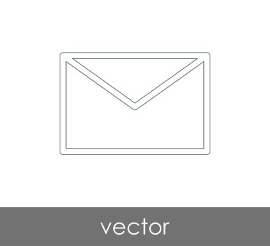 Vektör çizim, zarf simgesi, işareti  