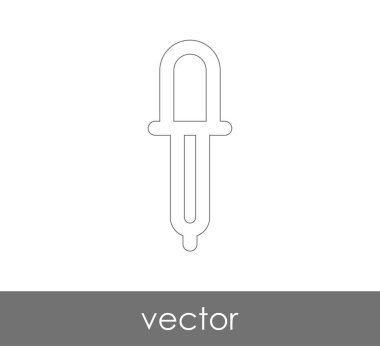 Damlalık tıbbi simge, vektör çizim