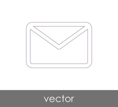 Vektör çizim, zarf simgesi, işareti  