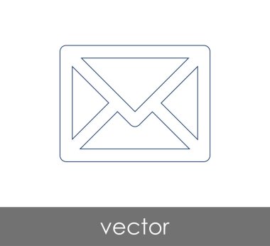 Vektör çizim, zarf simgesi, işareti  