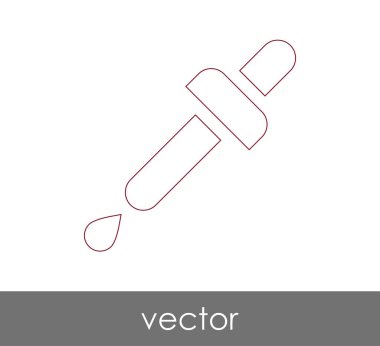 Damlalık tıbbi simge, vektör çizim