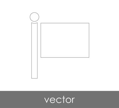 web tasarım ve uygulamalar için bayrak simgesi