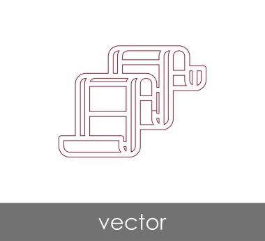 web tasarım ve uygulamalar için film simgesi