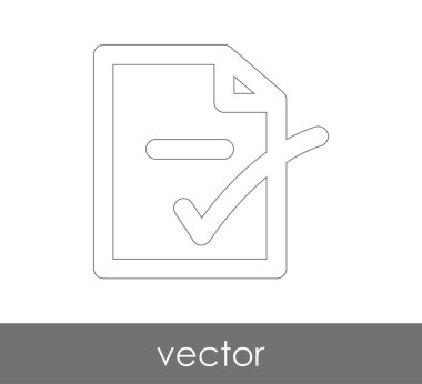 web tasarım ve uygulamalar için belge simgesi