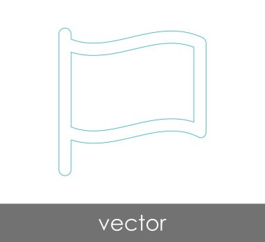 web tasarım ve uygulamalar için bayrak simgesi