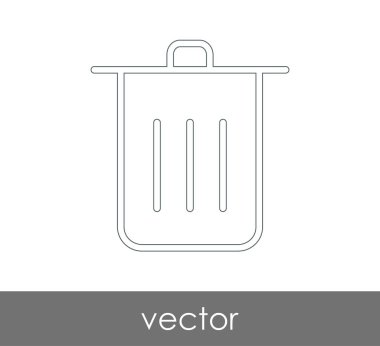 çöp kutusu simgesini