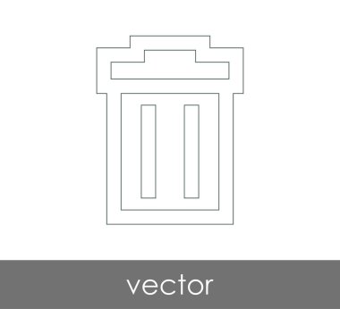 çöp kutusu simgesini