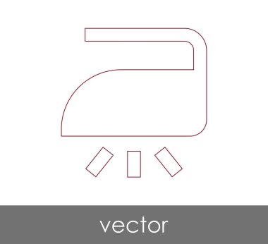 vektör çizim tasarım demir simgesinin