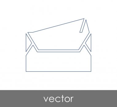 Vektör çizim, zarf simgesi, işareti  