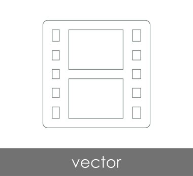 web tasarım ve uygulamalar için film simgesi