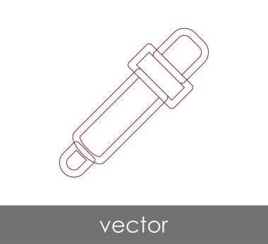 Damlalık tıbbi simge, vektör çizim