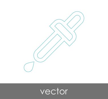 Damlalık tıbbi simge, vektör çizim