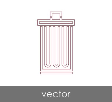 çöp kutusu simgesini