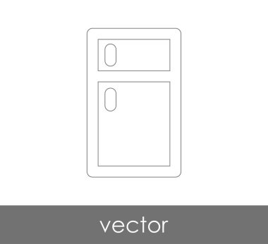 web tasarım ve uygulamalar için buzdolabı simge