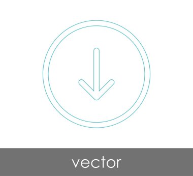 Ok simgesi, vektör çizim indir 