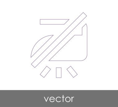 vektör çizim tasarım demir simgesinin