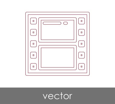 web tasarım ve uygulamalar için film simgesi