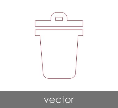 çöp kutusu simgesini