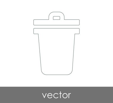 çöp kutusu simgesini