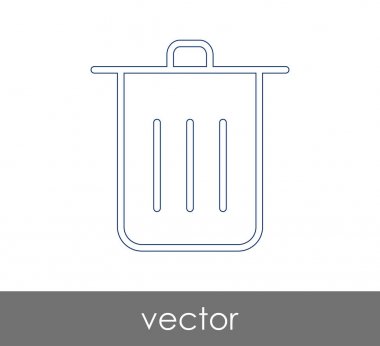 çöp kutusu simgesini